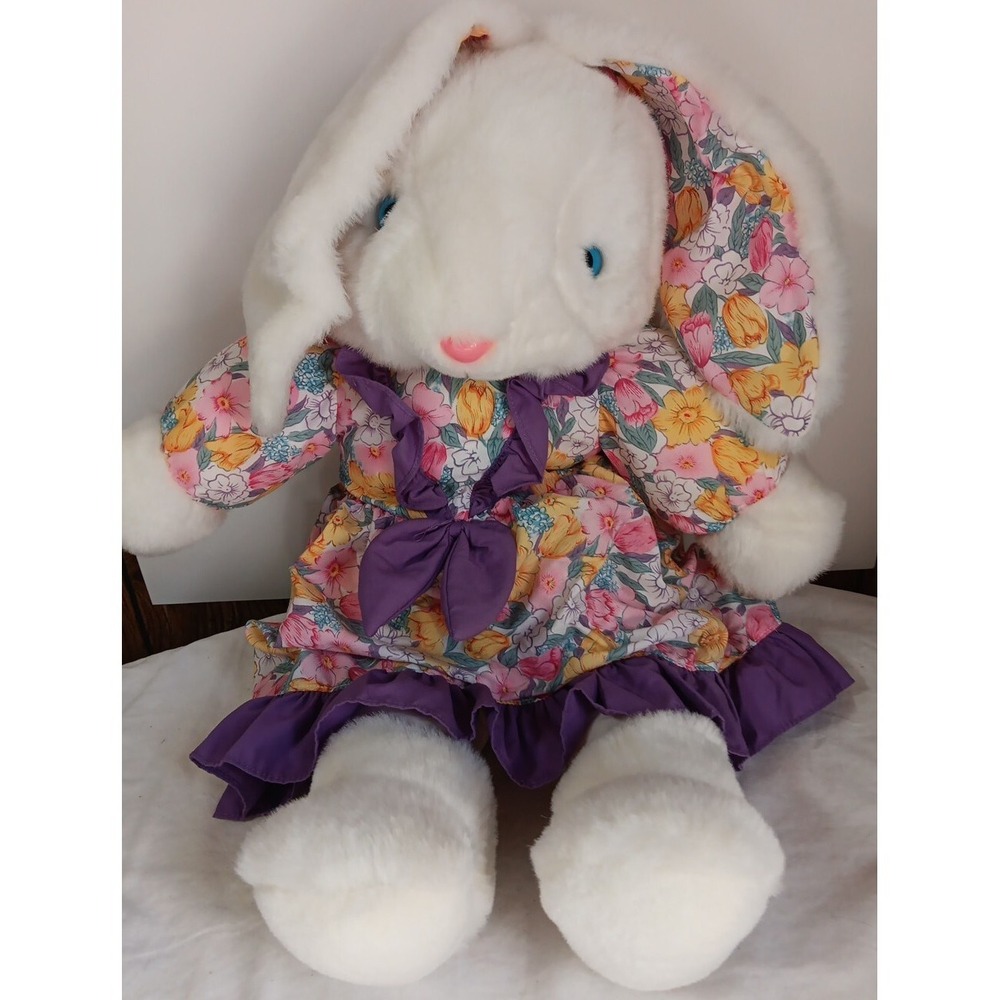 Parfums Privilege Stuffed Plush Bunny Rabbit Large 24 Inch Girl Easter
